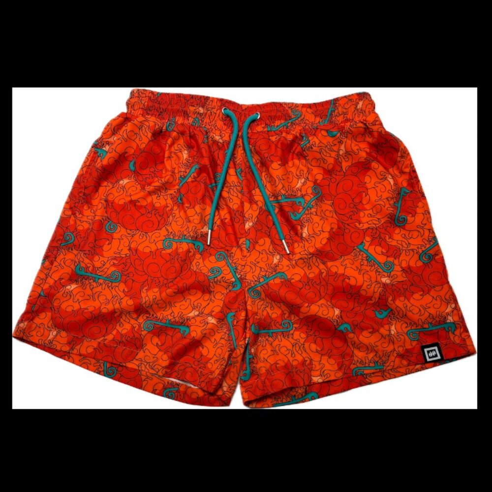 (1) Human Haki Flame Flame Shorts